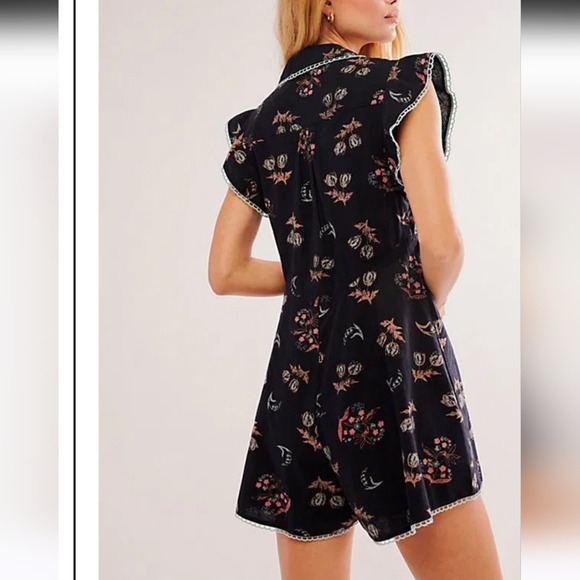 NWT Free People Good Things floral romper- size 6 - Picture 3 of 15